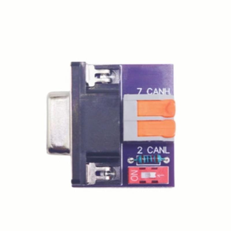 CAN Bus Adapter USB To  120Ohm Resistors Builts In ABS PC Material For Industrial Use