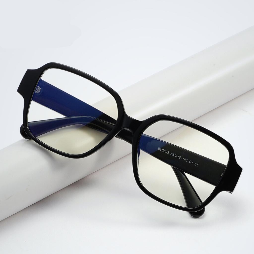 Vintage Übergröße Unisex Lesebrille TR90 Großes Gestell Weitsichtigkeits-Brillen Quadratisch Transparent Computer Optische Brillen