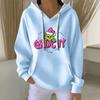 Women's Fashion Casual Christmas Angel Print Pullover Long-Sleeve Sweatshirt