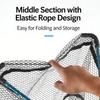 Aluminum Poles Fishing Landing Net Fishing Net Portable for Adult Unisex Foldable Landing Net with Comfortable Handle