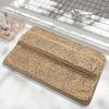 Furry Thickened Absorbent Bathroom Mat Toilet Non-Slip Foot Mat Bath Wipe Foot Mat Back Wipeable Mat Dirt-Resistant Entry Mat