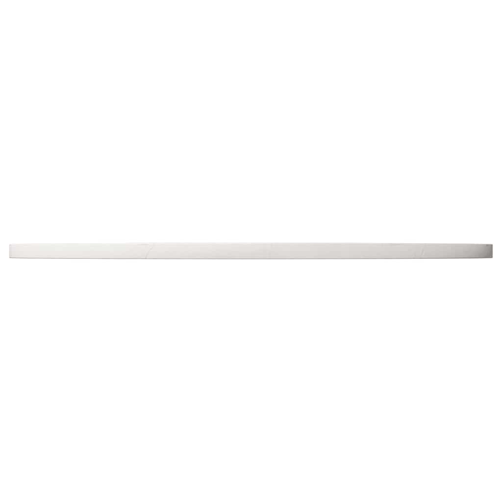 Table Top White Ø80x2.5 cm Solid Pine Wood