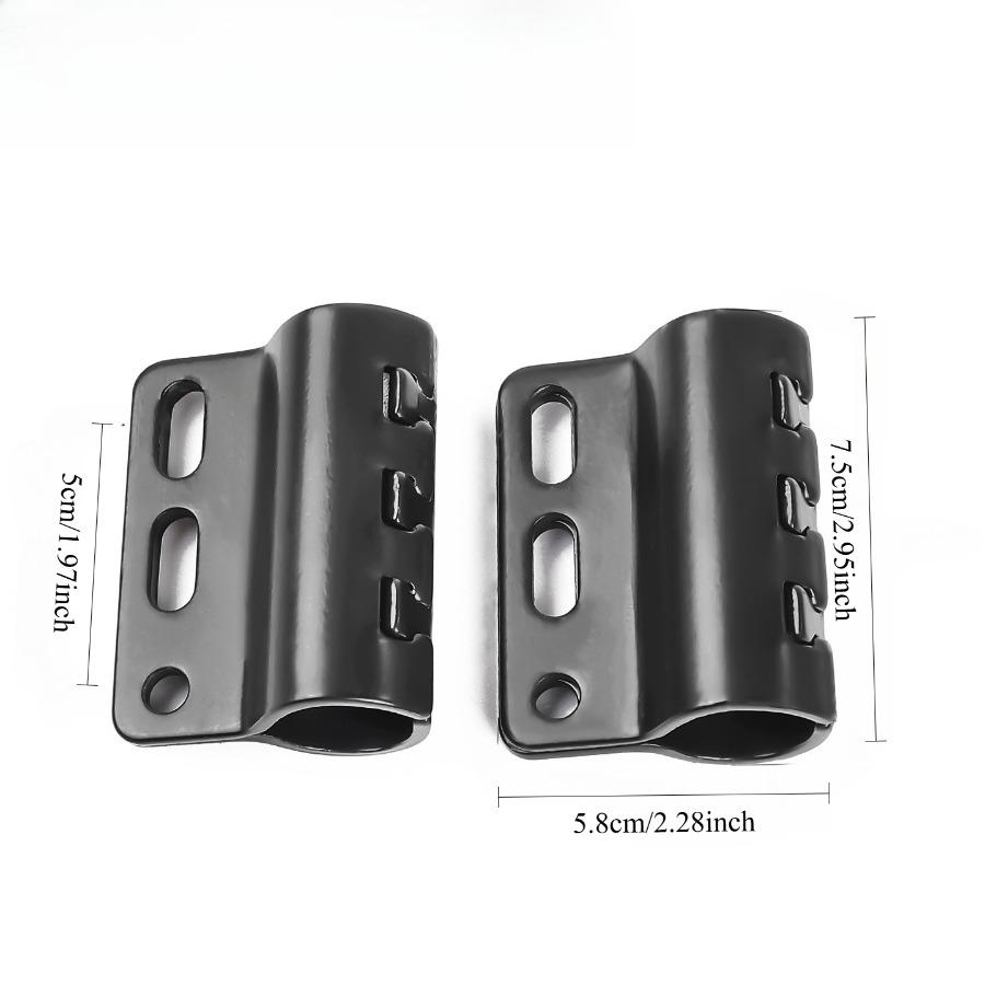 Foldable Wide Foot Pegs - Side-Mounted Protection Bars & Foot Rests for Electric Bikes & Motorcycles