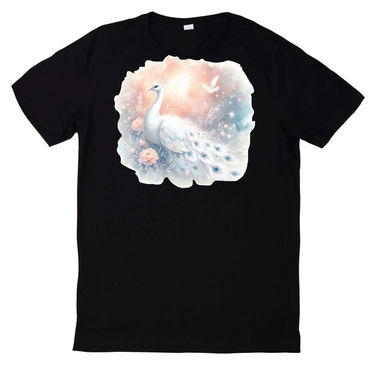 T-Shirt Bunter Pfau L