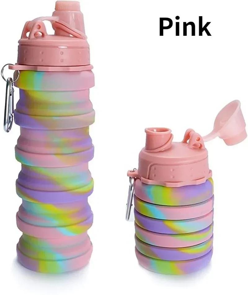 

Складные бутылки для воды для путешествий, многоразовые складные для улицы, спортзала, кемпинга