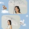 Flying Dog x Flying Long Umbrella Rain Umbrella Durable 61cm Rib Length Large Jump Opening Dog Sky Clouds Collaboration Instaworthy Cute Stylish