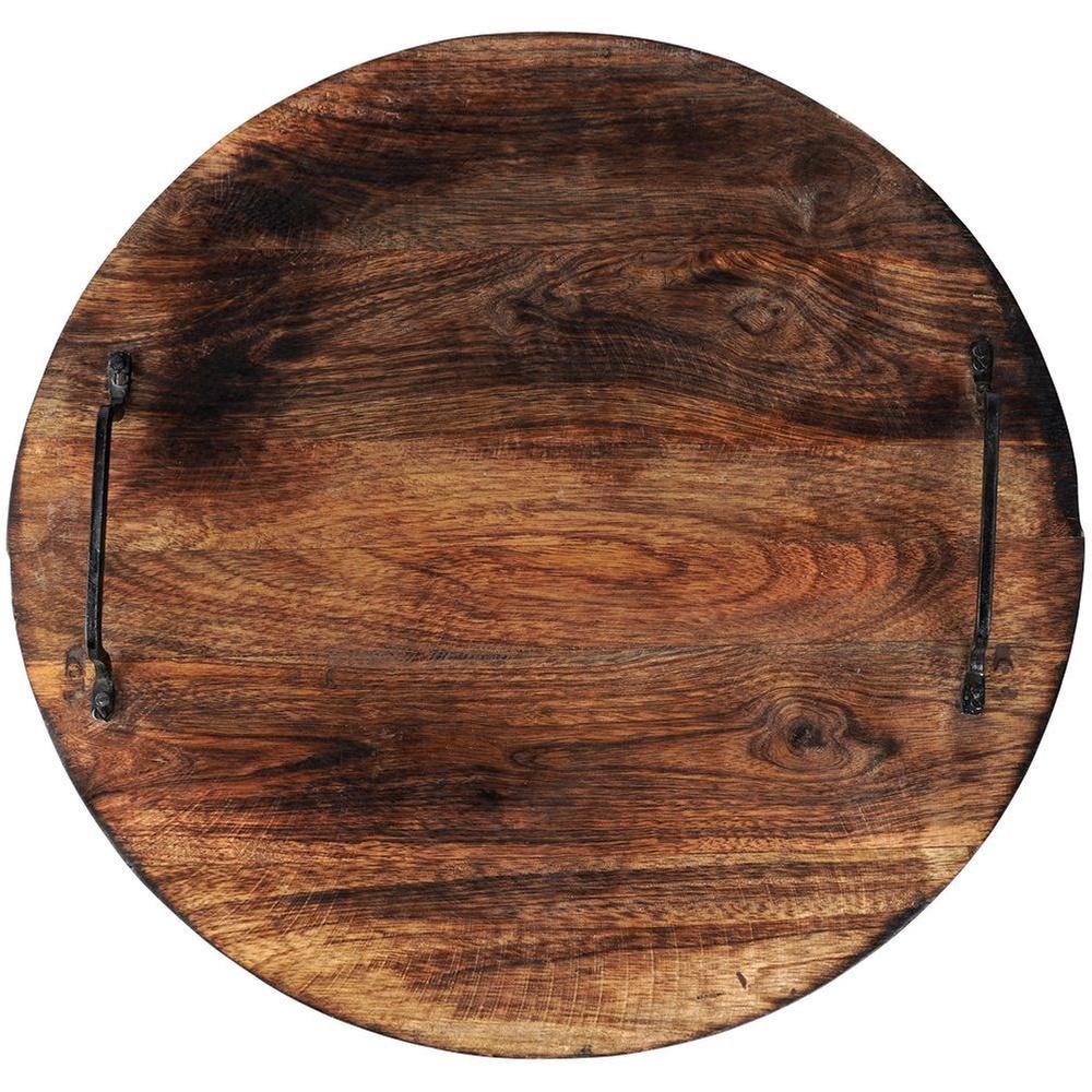 Deska do Serwowania Taca Patera Drewniana na Przekąski Wędliny Sery 39 cm