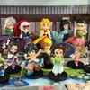 Demon Slayer Plum Rain Series Blind Box Nezuko Tanjiro Q Version Pvc Figures Mystery Pack Birthday Christmas Gift