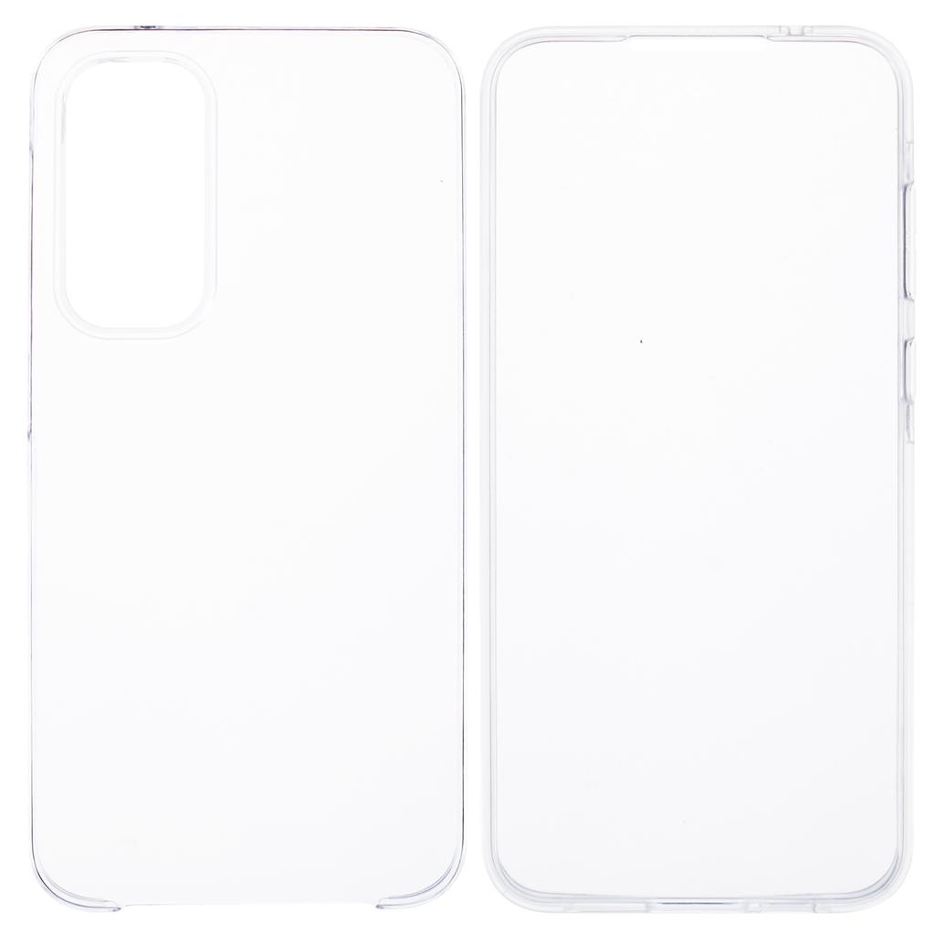 For Samsung Galaxy A55 5G Case Acrylic+TPU Anti-drop Clear Phone Cover with PET Film