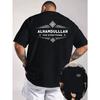 European Sizes ALHAMDULLLAH Gratitude T-Shirt, ALHAMDULLLAH with Arabic Slogan Front And Back Print, Islamic Cultural Design