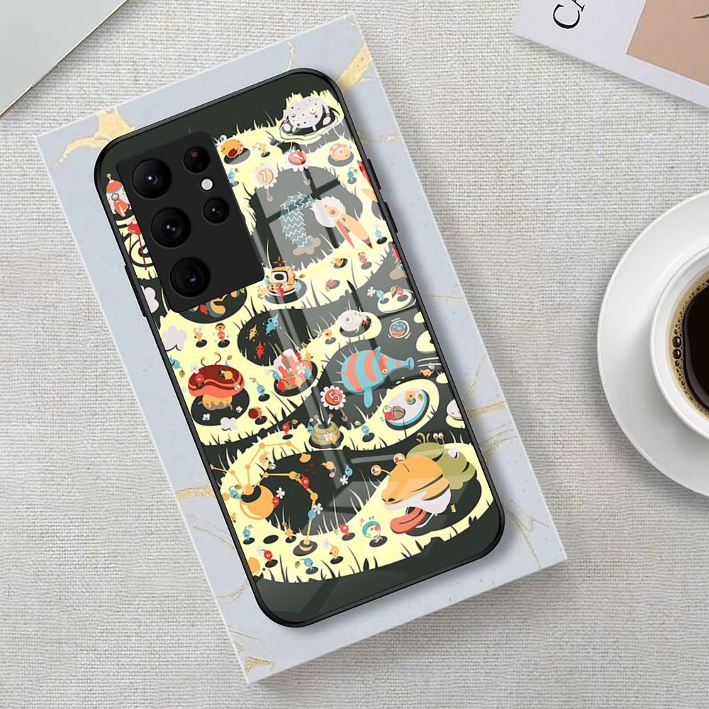 Game Pikmin 4 Phone Case For Samsung S25 Edge Ultra 23 22 21 20 Ultra Plus S24 Fe A54 53 25 Glass Cover