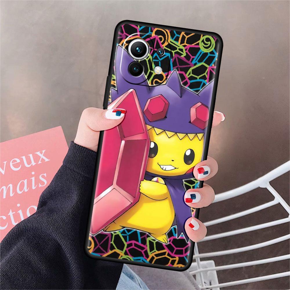 Lustige Pokemon Pikachu Weiche Silikon Fall Für Xiaomi Mi 11 Lite 5G NE 11T Pro 12S Ultra 12 Hinweis 10 10T 9T Telefon Abdeckung TPU Funda
