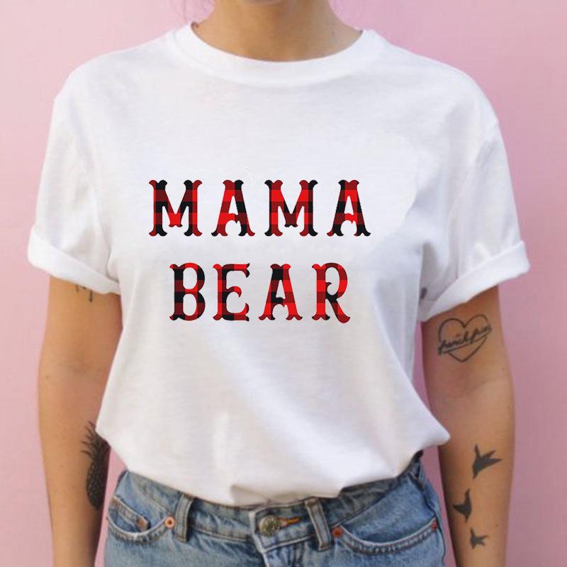 

New Summer Cartoon Animal Letter Printed Roundneck Shortsleeved Tshirt for Women Made of Modal Fabric Aesthetic Clothes Tops S