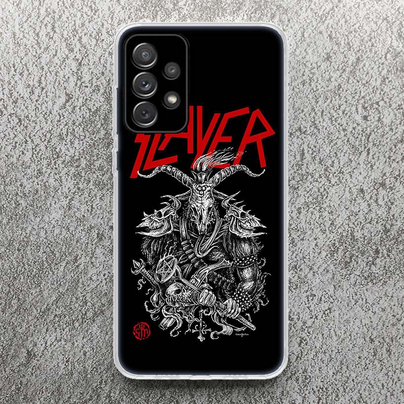 Slayer Heavy Metal Rock Band Print Soft Case for Samsung A52 A50S A51 A42 A23 A22 A12 Phone Shell A41 A31 A21S A40 A30S A20E A10