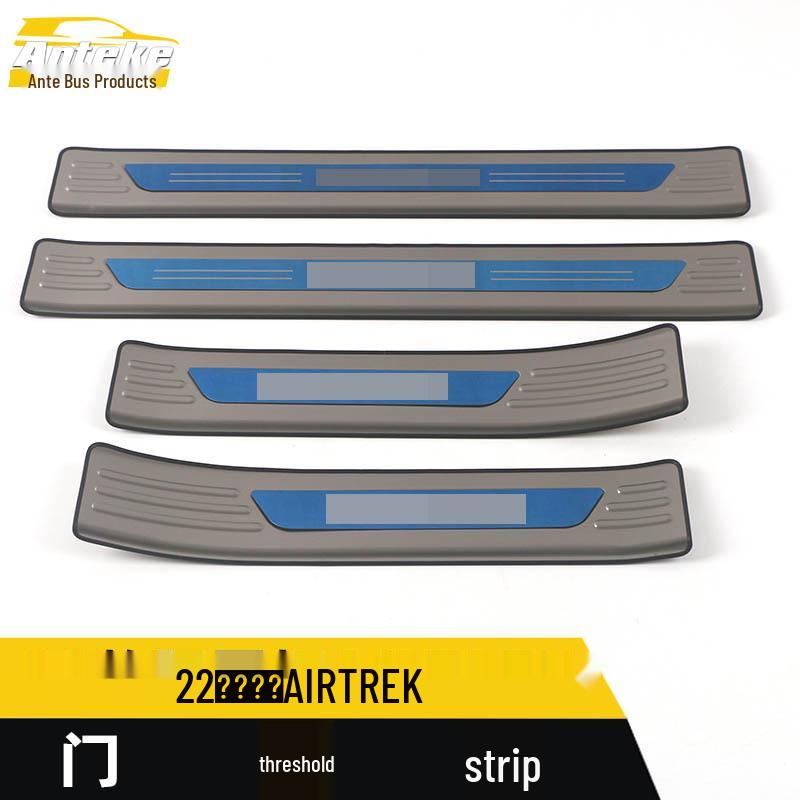 Fits 22 Models: Atu Ke AIRTREK Stainless Steel Sill Strip Decorative Sticker Welcome Pedal Accessories