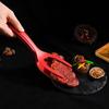 2-in-1 Nylon Spatula Tongs Double-Headed Frying And Baking Tongs Heat-Resistant Kitchen Utensil with Long Handle