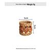 Vietnam Autumn Rattan Hand-Woven Napkin Ring - Seagrass Woven Holder for Western Restaurant Meals