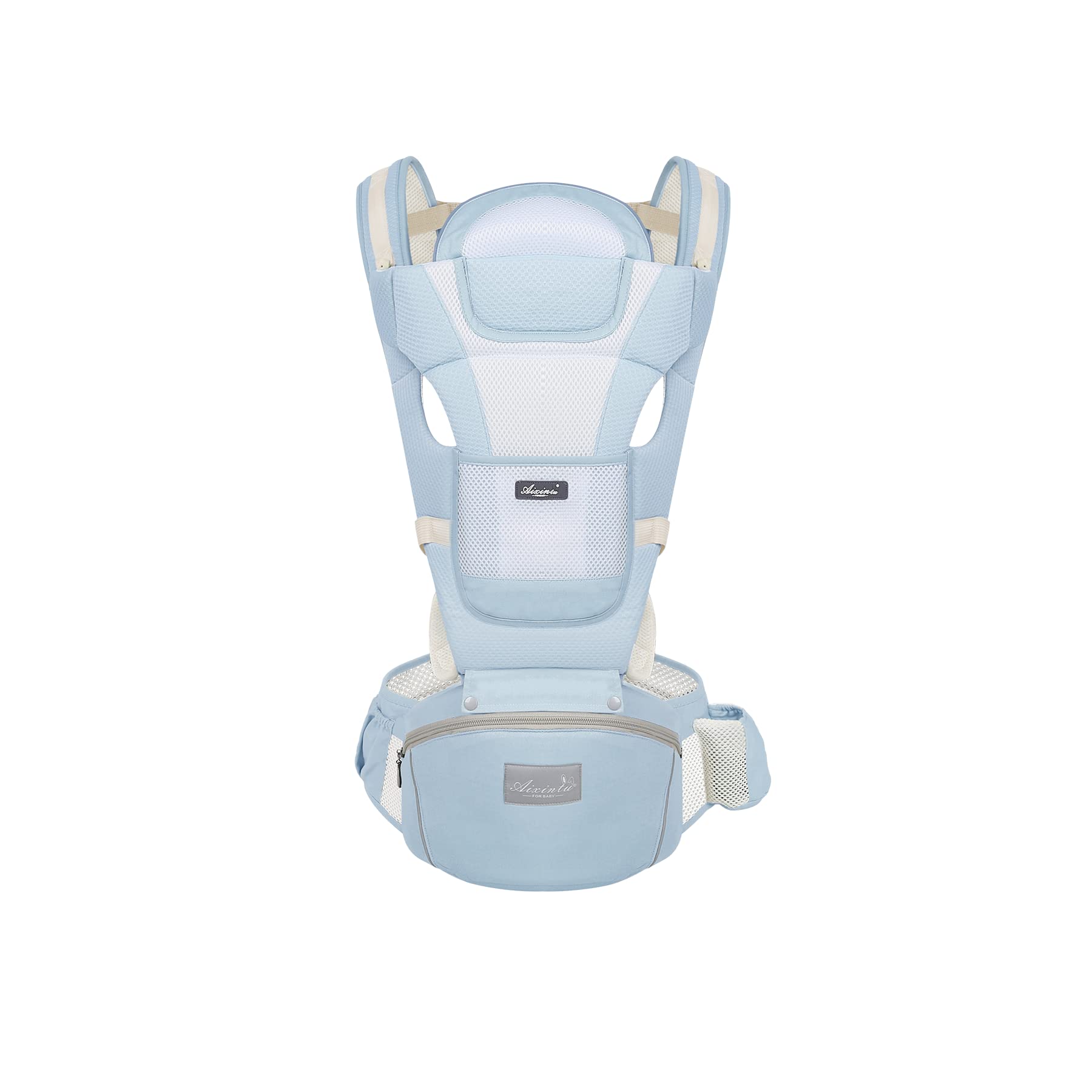 

Lukaedy Многофункциональный детский с отстегивающимся сиденьем на бедре и поясом для новорожденных до 3 лет Дышащая 3D пена с эффектом памяти Переноска-сиденье, 12 способов, Переноска, Старый,