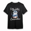 Women's Plus Size Classic T-Shirt Cute Penguin Caesaribus Phrase Star Accent Tee