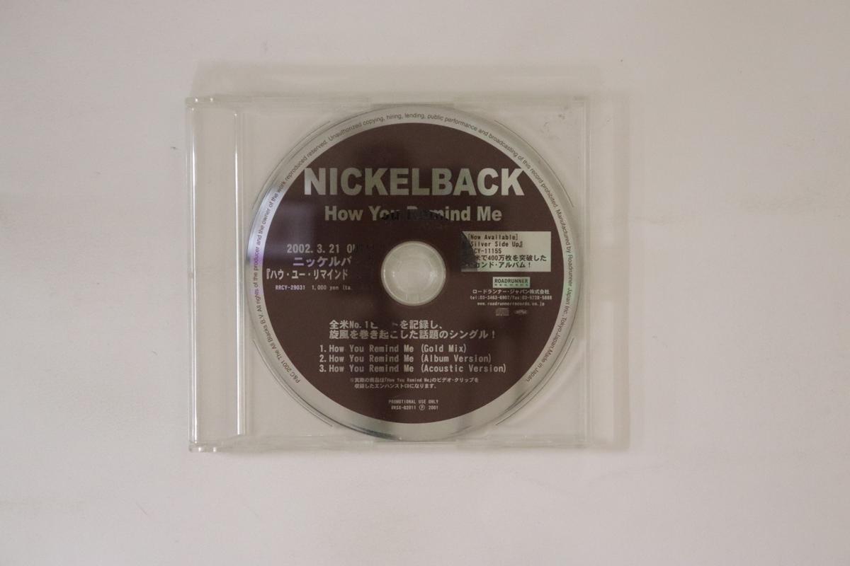 

CD NICKELBACK - How You Remind Me PRSX02011 ROADRUNNER 2001 Япония Рок Б/У