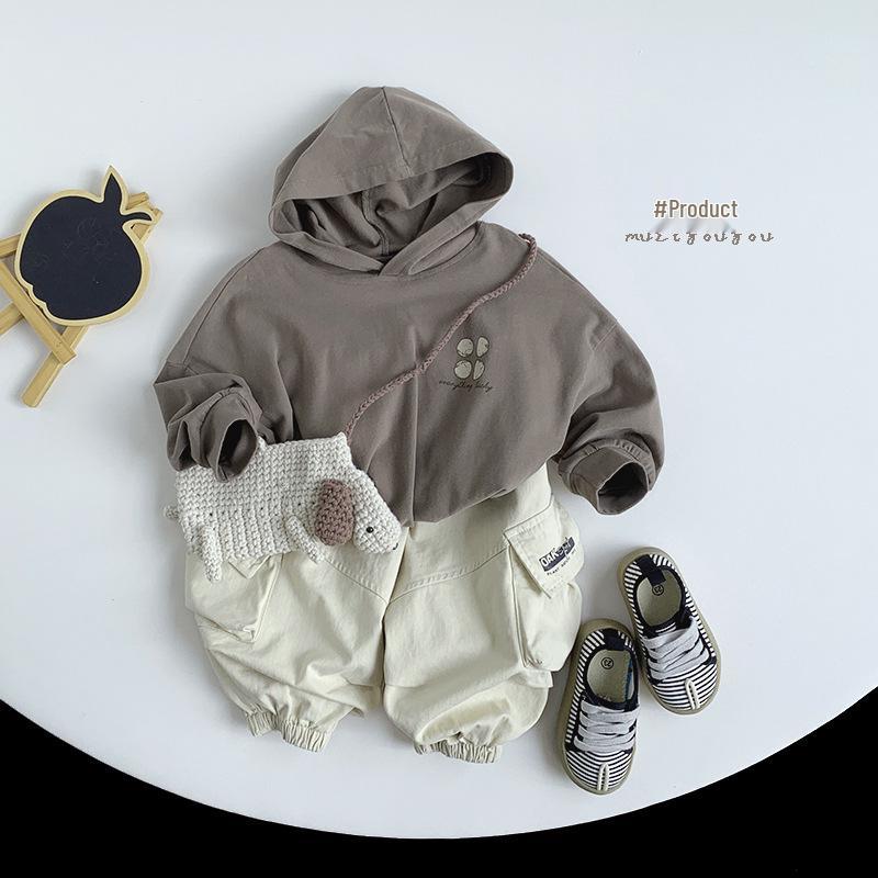 Spring 2025 Children's Cotton Cargo Pants - Trendy, Casual Style for Boys & Girls. Toddler & Baby Japanese-Korean Design.