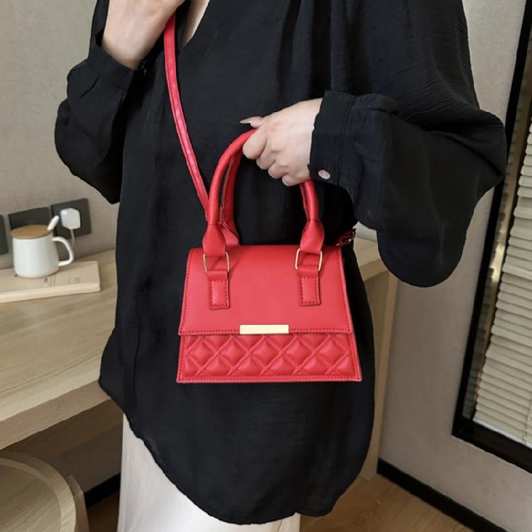 Unique Square Bag for Fashionistas Practical and Stylish PU Shoulder Bag Handbag