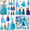 Kids Elsa Girls Fancy Dress Costume Princess Anna Party Dresses Cosplay Outfits