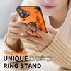 For iPhone 17 Pro Case PC + TPU Anti-Drop Phone Cover with Ring Kickstand