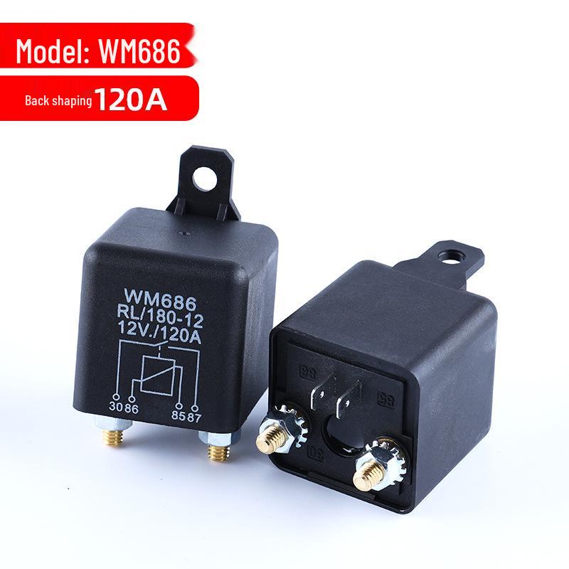 12V/24V Universal Car Starter Relay 100A/200A High Power Normally Open WM686