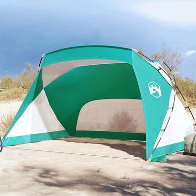 Vidaxl Beach Tent, Green, 274X178X170/148 Cm, 185T Polyester
