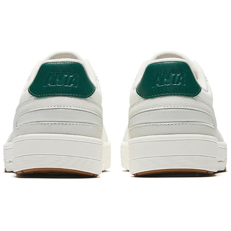 Anta Breathable Comfortable Fashionable Slip-Resistant Low-Top Sneakers Men sneakers White Gray 112528018-7