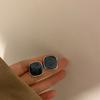 Silver Needle Retro Earrings Korean Stud Earrings Are Small, Exquisite, Simple and Versatile Earrings Dongdaemun Ins Cold Wind