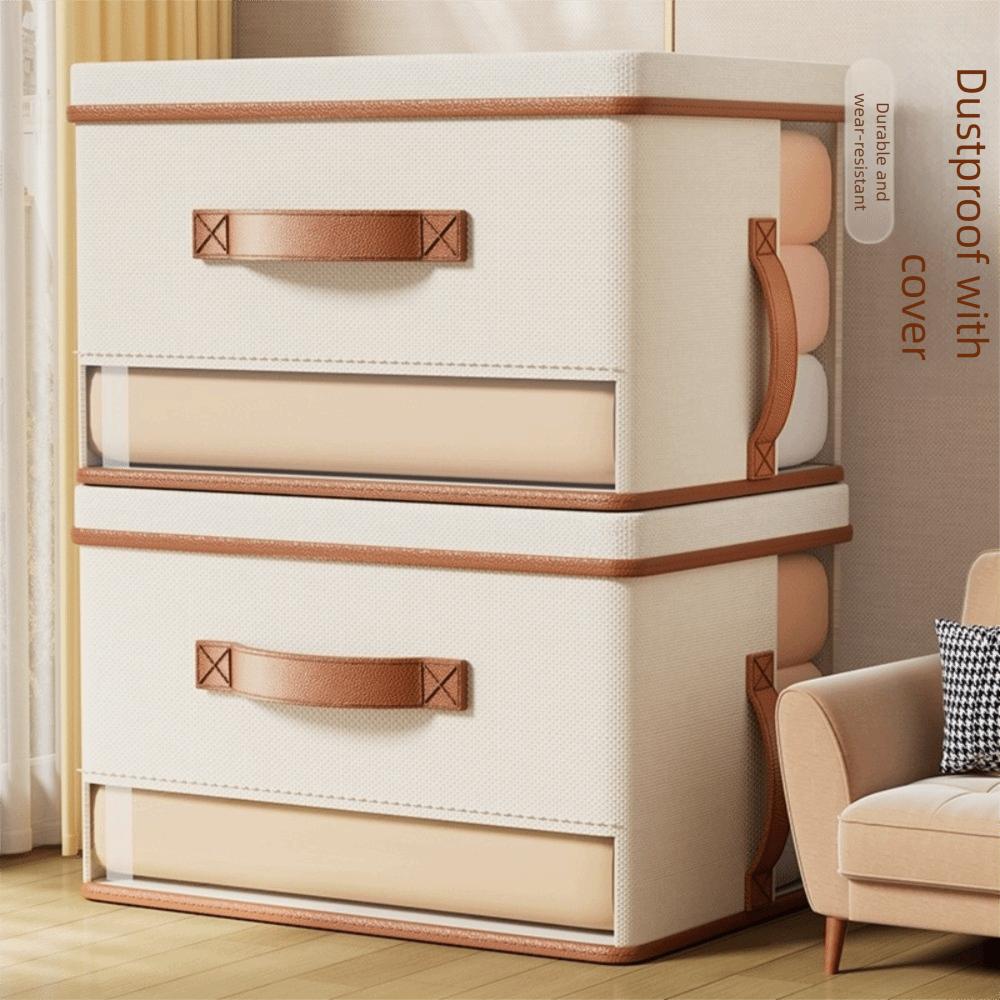 Dustproof Storage Box Large Capacity Finishing Box New Foldable Drawer  Wardrobe