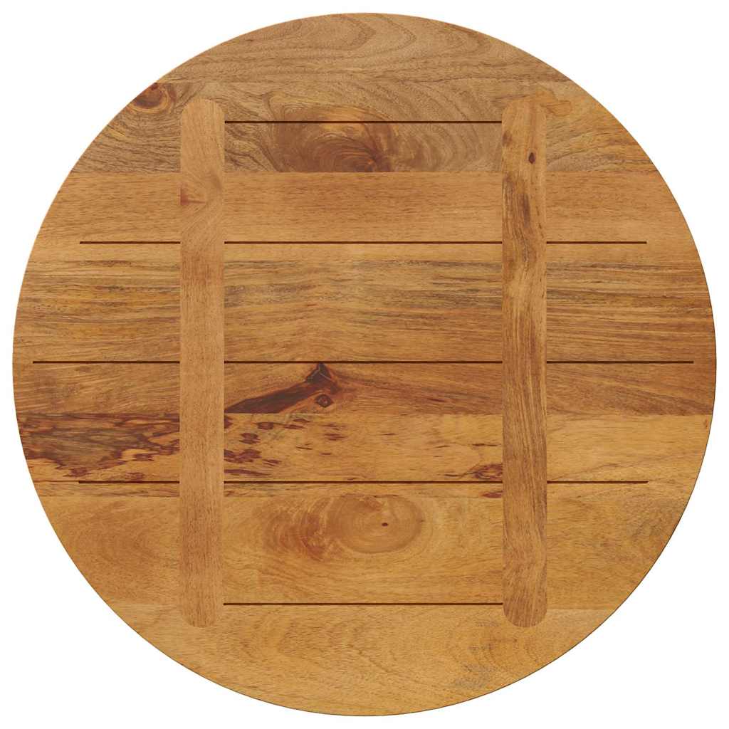 Vidaxl Blat Stołu, Ø 70X3,8 Cm, Okrągły, Lite Drewno Mango