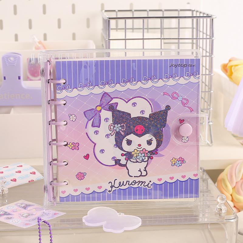 Sanrio Flower Crystal Loose-Leaf Refillable Cartoon Notebook