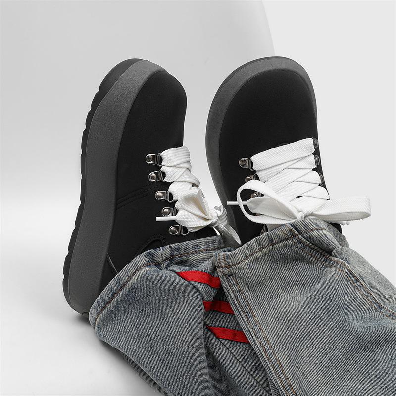 2025 New Men's Chunky Skate Shoes Quirky Oversized Toe Casual Sneakers Comfortable Platform Footwear for Students & Streetwear