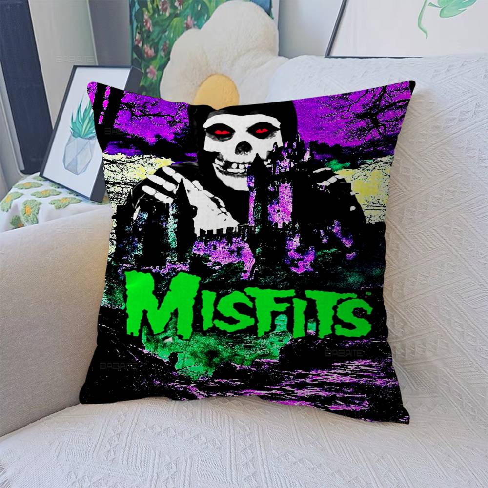 Heavy Metal Misfits Band pillow cover sofa cushion cover home room decoration children gift