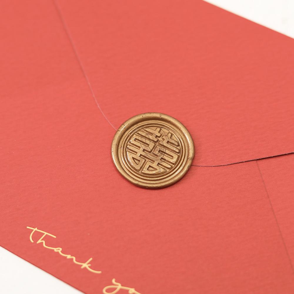 Wax Seal Stickers for Wedding Invitations and Envelopes