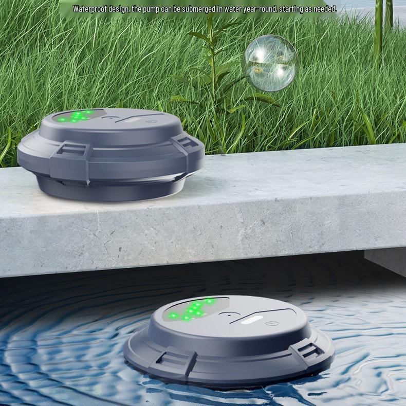 Portable Dual-User Oxygen Aerator for Fish Farming and Outdoor Use with Lithium Battery