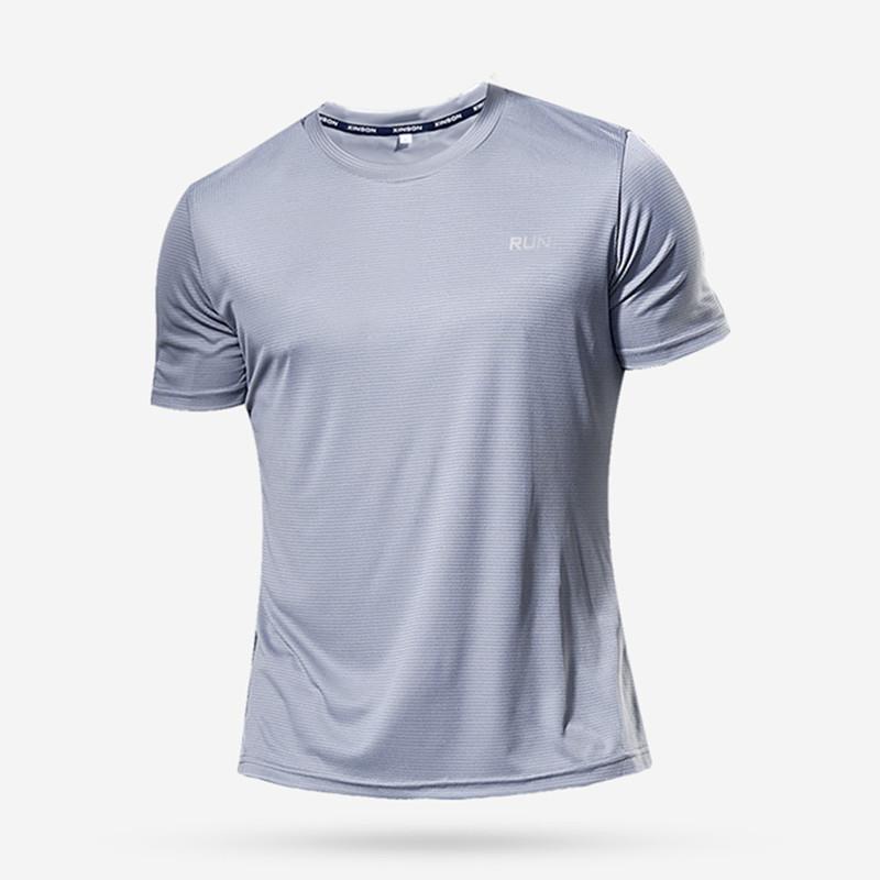 Camiseta Deportiva Multicolor de Manga Corta de Secado Rápido Jerseys de Gimnasio Camiseta de Fitness Entrenador Camiseta de Running Ropa Deportiva Transpirable para Hombre
