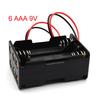 4x 6x 8x AAA Battery Box Case Holder with Wire Leads Side By Side Battery Box Connecting Solder for 4-8pcs AAA Batteries