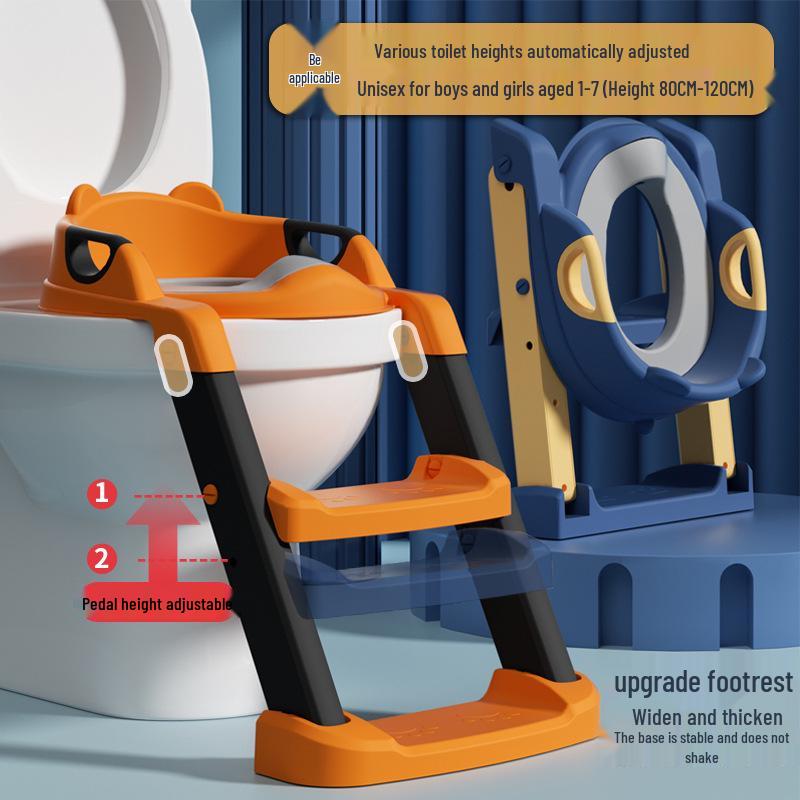 Children's Toilet Training Seat with Ladder and Footstool