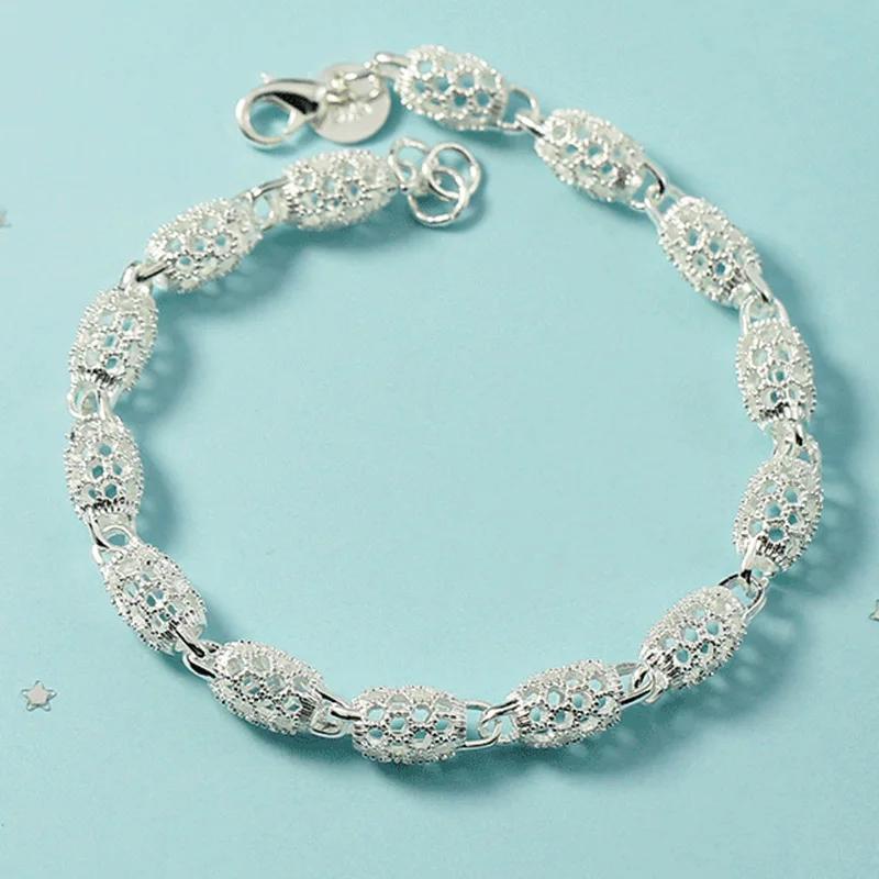 925 Silver 3MM Snake Chain Bracelet For Women Men Unisex Simple Charm Jewelry Gift Wedding Party Fashion