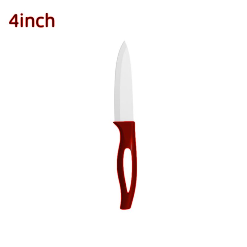 Ceramic Fruit Knife for Kitchen 3 4 5 6 Inch Chef Knife with Sheath Utility Slicing Cooking Tool for Vegetable Rustproof Zirconig
