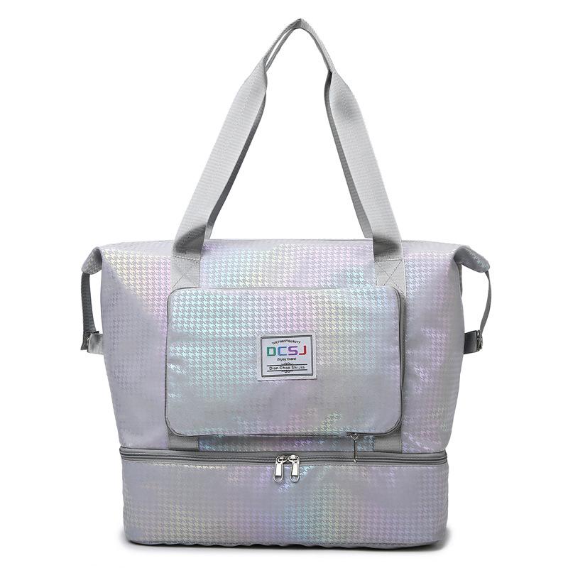 New Travel Bag Foldable Storage Bag Large-capacity Sports Yoga Fitness Bag Short-distance Business Trip Labor Bag