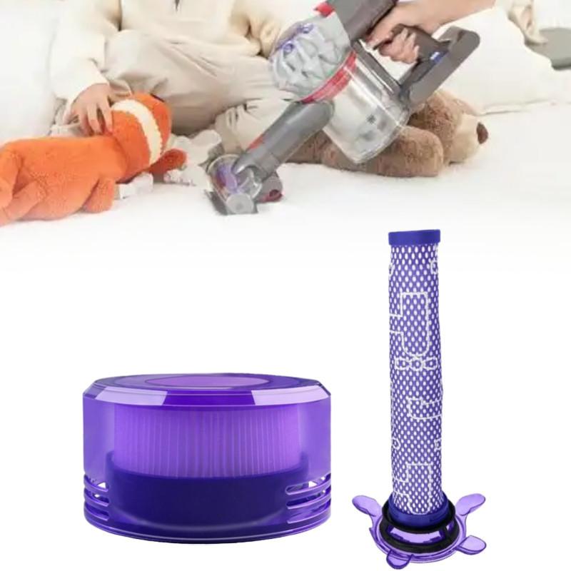 For Dyson V8 Focus Mattress Pre And Post Filter Replacement Kit For Home Cleaning