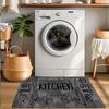 Kitchen Mat, Vintage Wood-Grain “Enjoy Life” Slogan Non-Slip Mat for Tableware, Kitchen, Laundry Room, and Home Decor