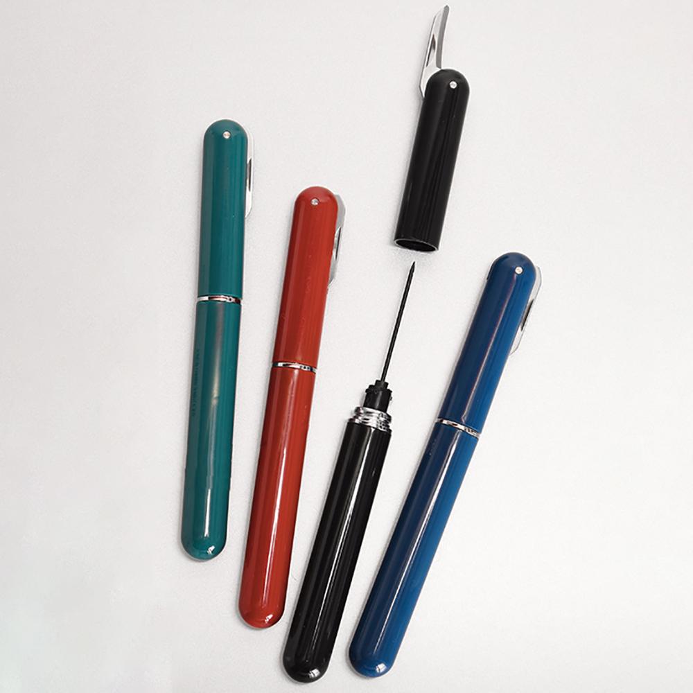 Stainless Steel Air Pressure Pump Wine Bottle Opener Pen Shape Fast Corkscrew Needle Kitchen Bar Party Tool Portable Wine Opener