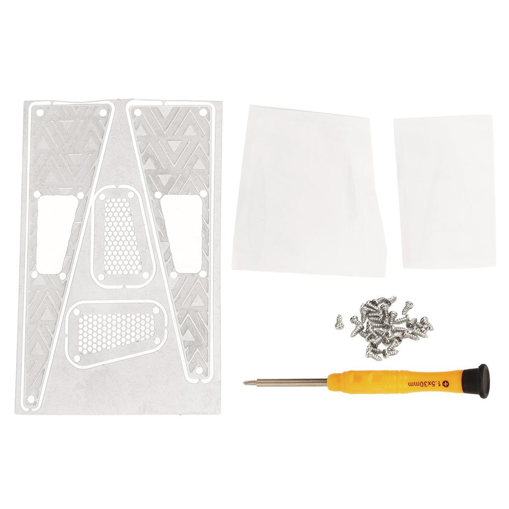 RC Car Decorative Sticker Exquisite Stainless Steel Decorative Decals for Traxxas 118 RC Cars