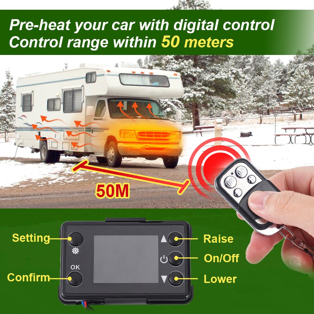 Scheda di controllo scheda madre riscaldatore da parcheggio diesel ad aria per Hcalory 24V 5KW 8KW Scheda madre di controllo riscaldatore da parcheggi
